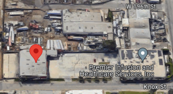 1210 Knox Street aerial view