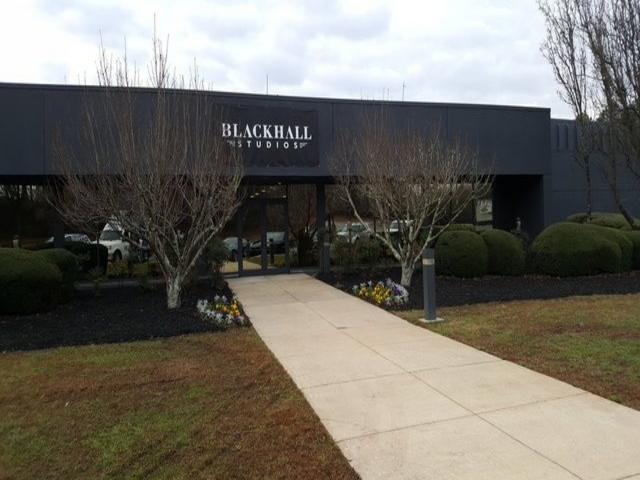 Blackhall Studios studio entrance signage
